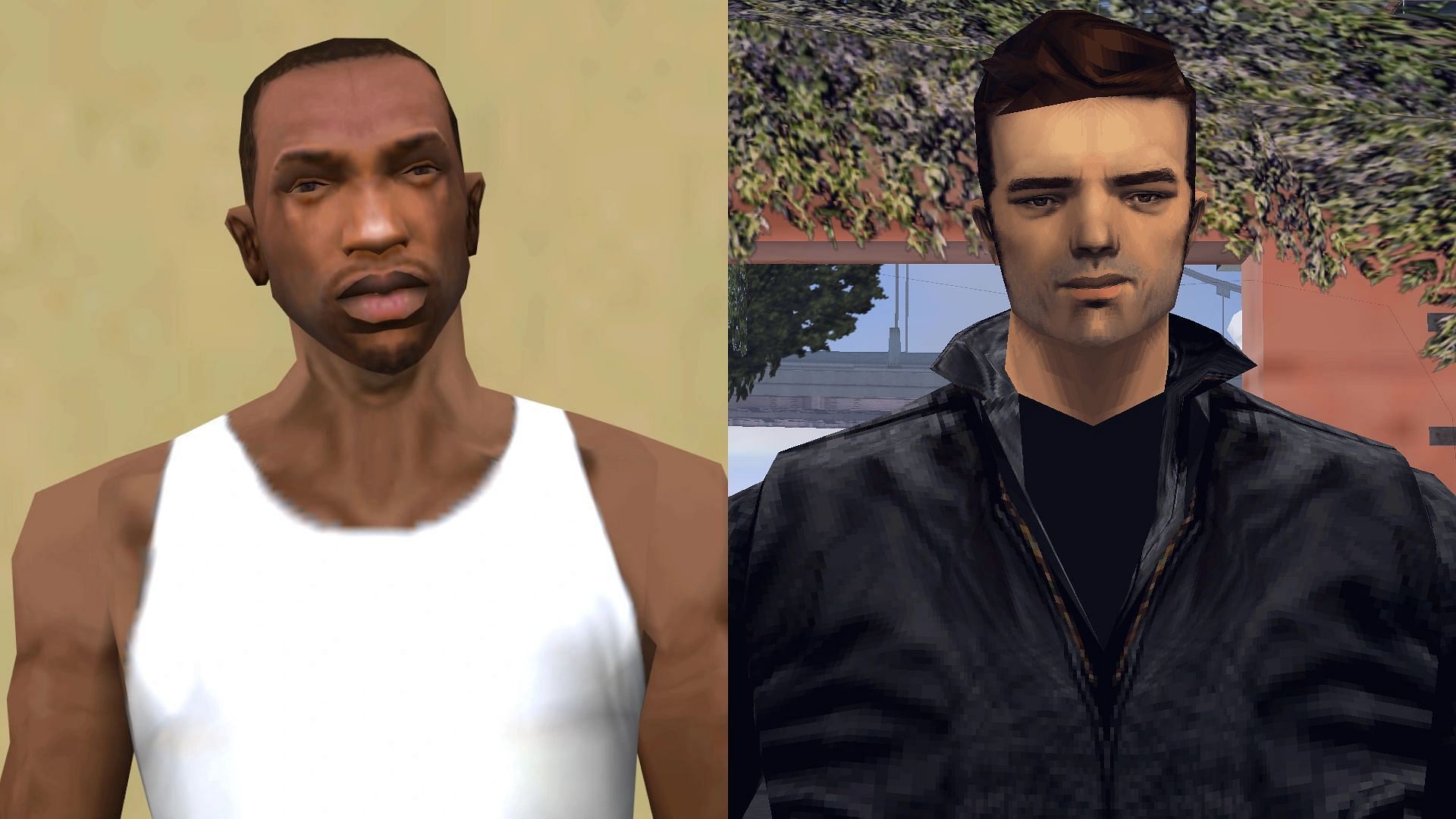 CJ is more lifelike compared to Claude (Images via Rockstar Games)